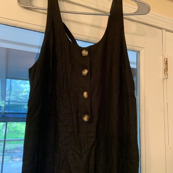 Topshop linen rich drop back jumpsuit - Picture 9 of 10